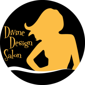 the circle format logo for Divine Design Salon of Santa Rosa
